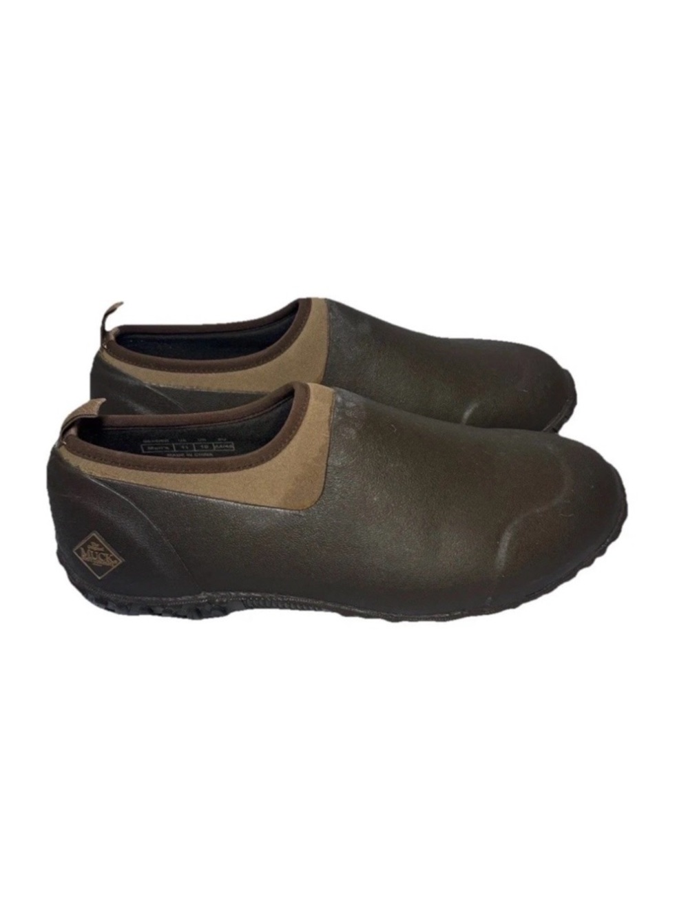 Muck Boots Muckster II Low Boots Mens Brown Slip-On Comfort Casual Shoes Size 11